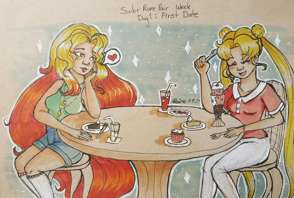 Sailor Raine Sailor Rare Pair Week: First Date by raine-diamond on DeviantArt