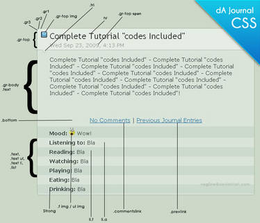 Journal Tutorial -copyable CSS