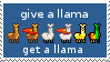 Give a llama, get a llama