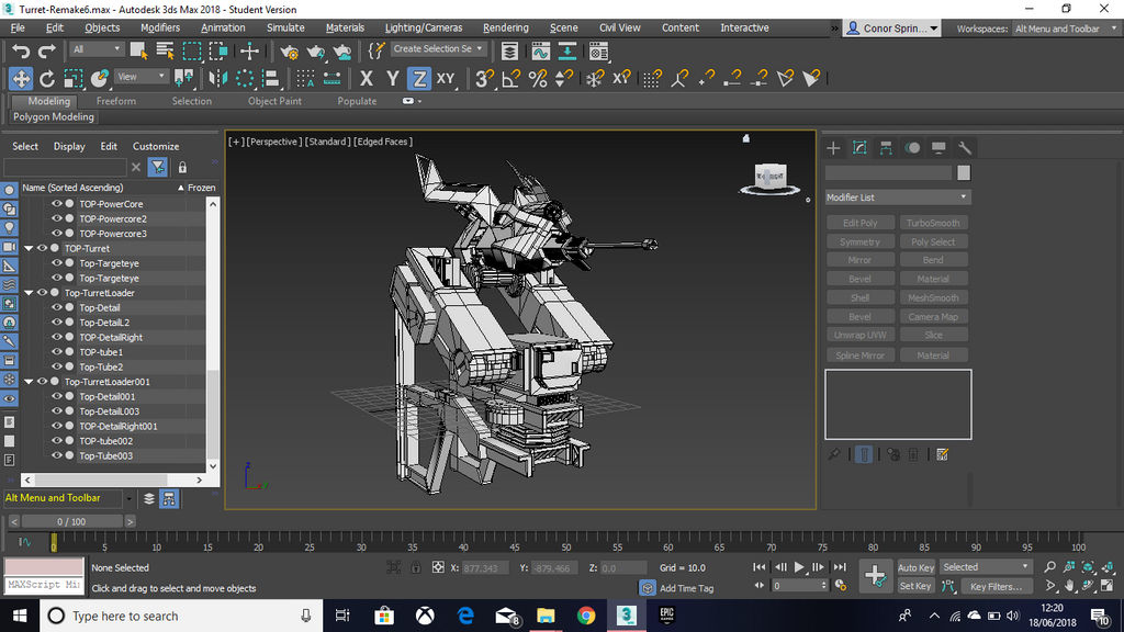Turret-DESIGN : Finished by Conor3DDesign on DeviantArt