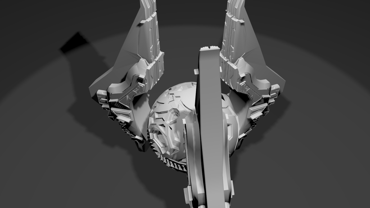 The Cipher - Alien construct - top view by Conor3DDesign on DeviantArt
