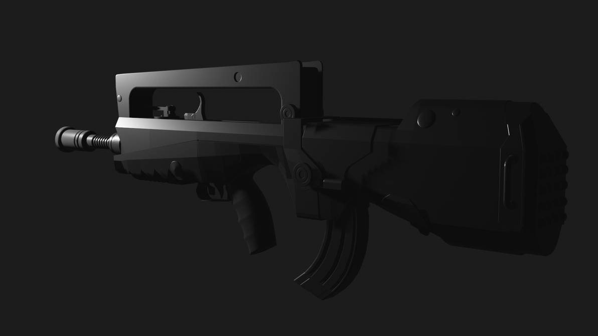 famas rifle - Blender3 by Conor3DDesign on DeviantArt