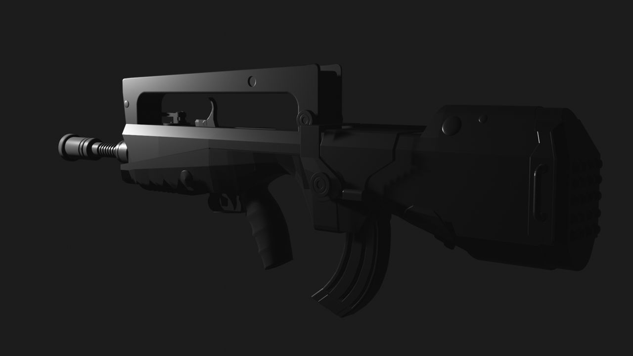 famas rifle - Blender3 by Conor3DDesign on DeviantArt