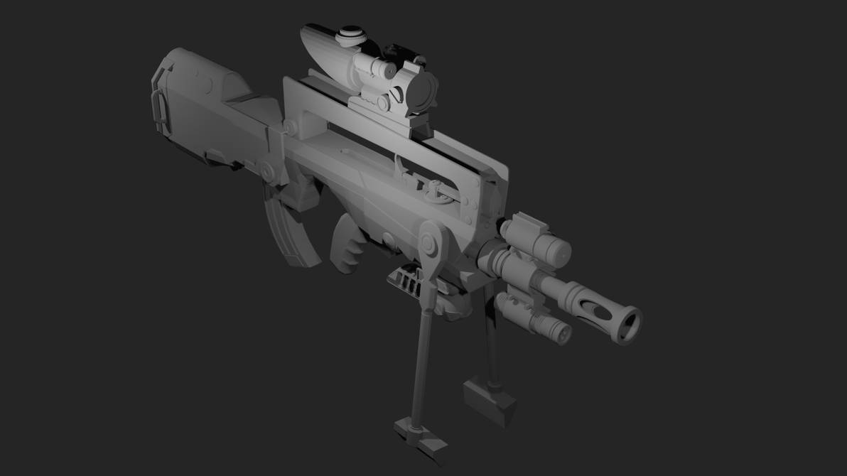 famas rifle VERSON 2- Blender3 by Conor3DDesign on DeviantArt