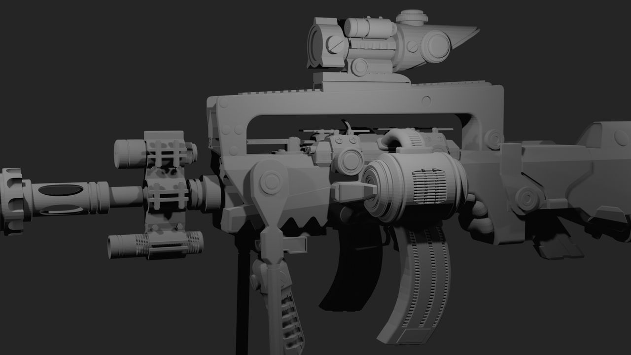 famas rifle VERSON 3- Blender4 by Conor3DDesign on DeviantArt