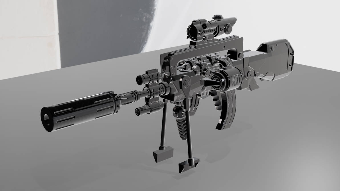 famas rifle VERSON 4- Blender1 by Conor3DDesign on DeviantArt