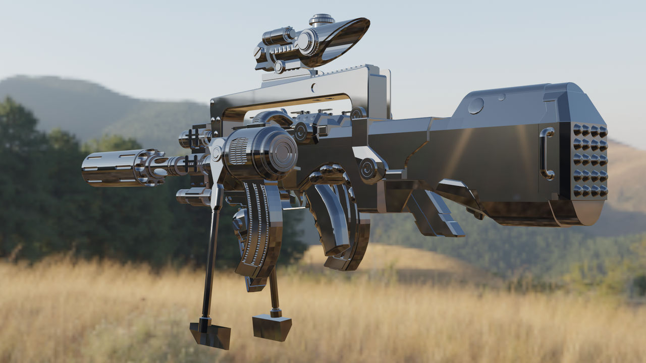 famas rifle VERSON 4- Blender4 by Conor3DDesign on DeviantArt