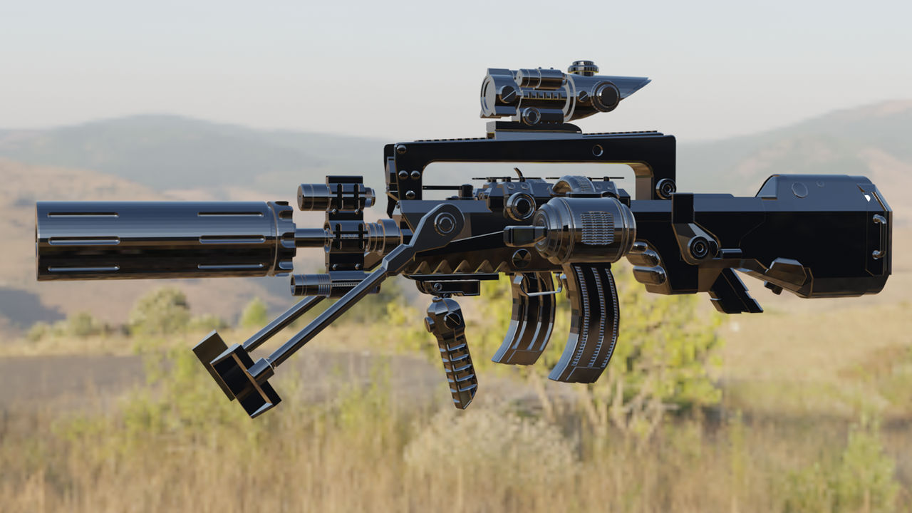 FAMAS rifle - Barrel update by Conor3DDesign on DeviantArt