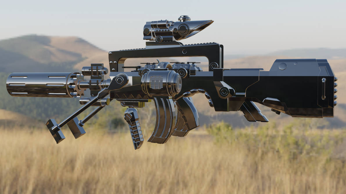FAMAS rifle - Barrel update by Conor3DDesign on DeviantArt