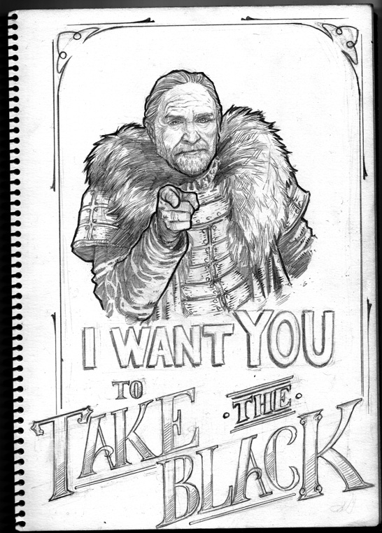 night's watch recruitment poster