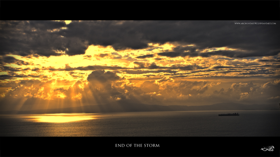 end of the storm