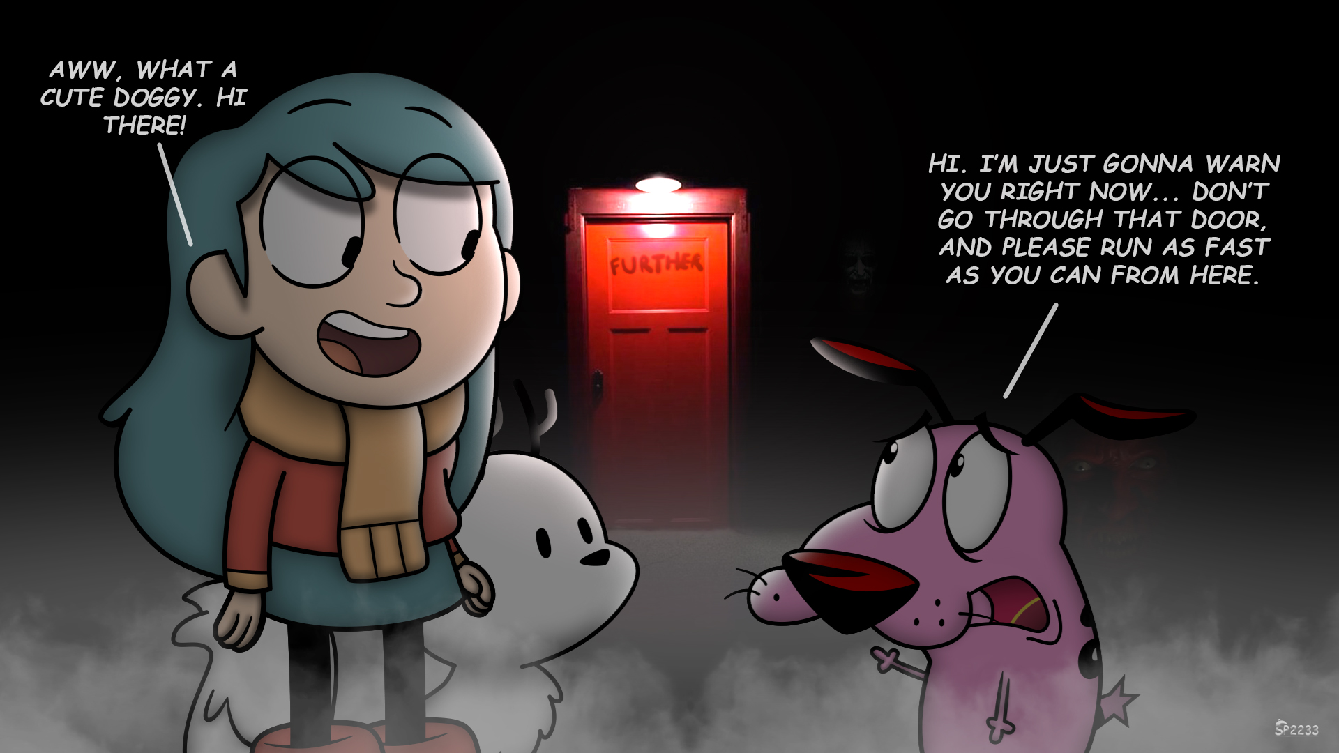 Hilda Meets Courage (Insidious Parody) by SP2233 on DeviantArt Hilda Meets Courage (Insidious Parody) by SP2233 on DeviantArt