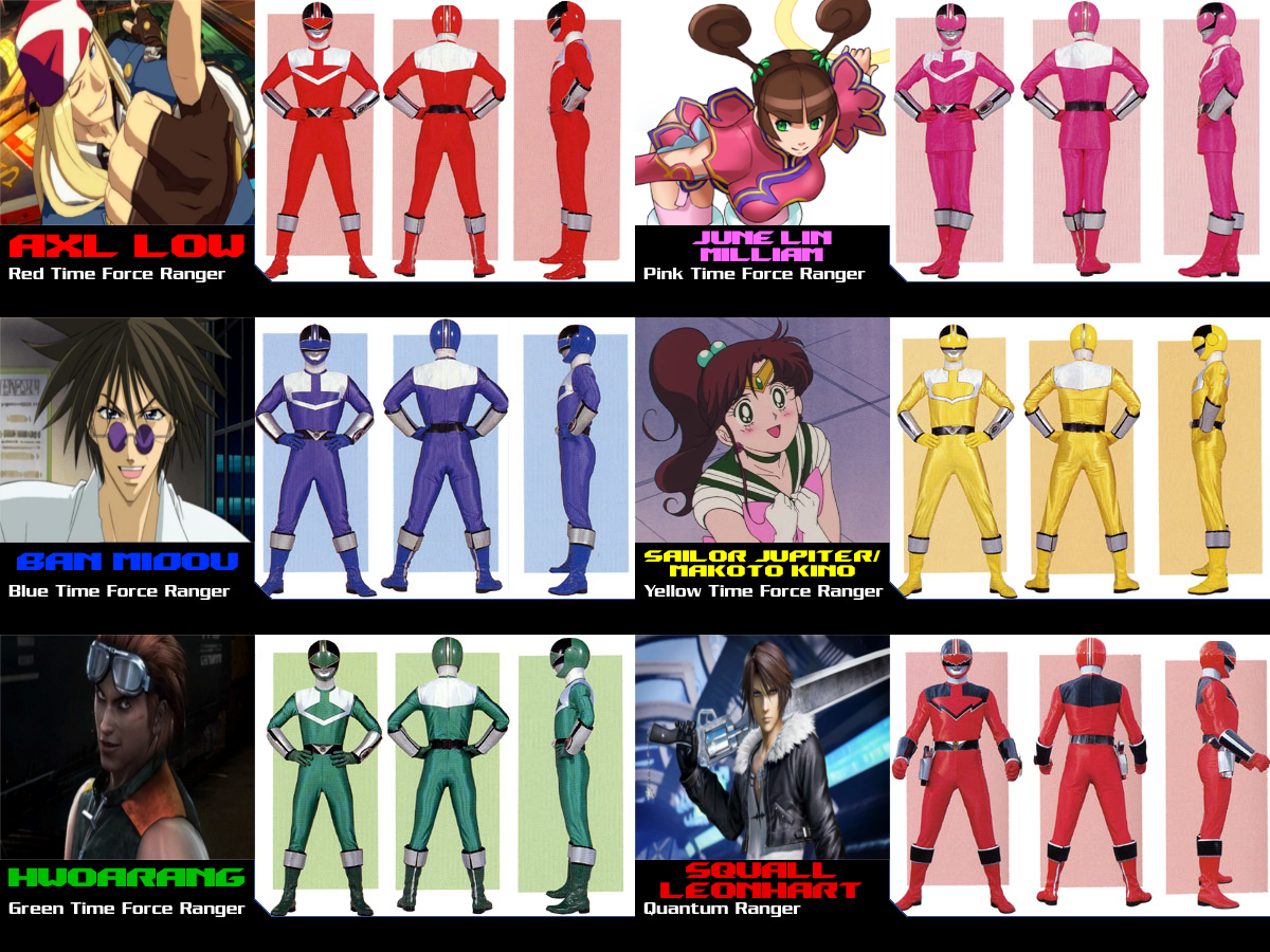 VG and Anime Rangers Crossover Vol. 9 Time Force by