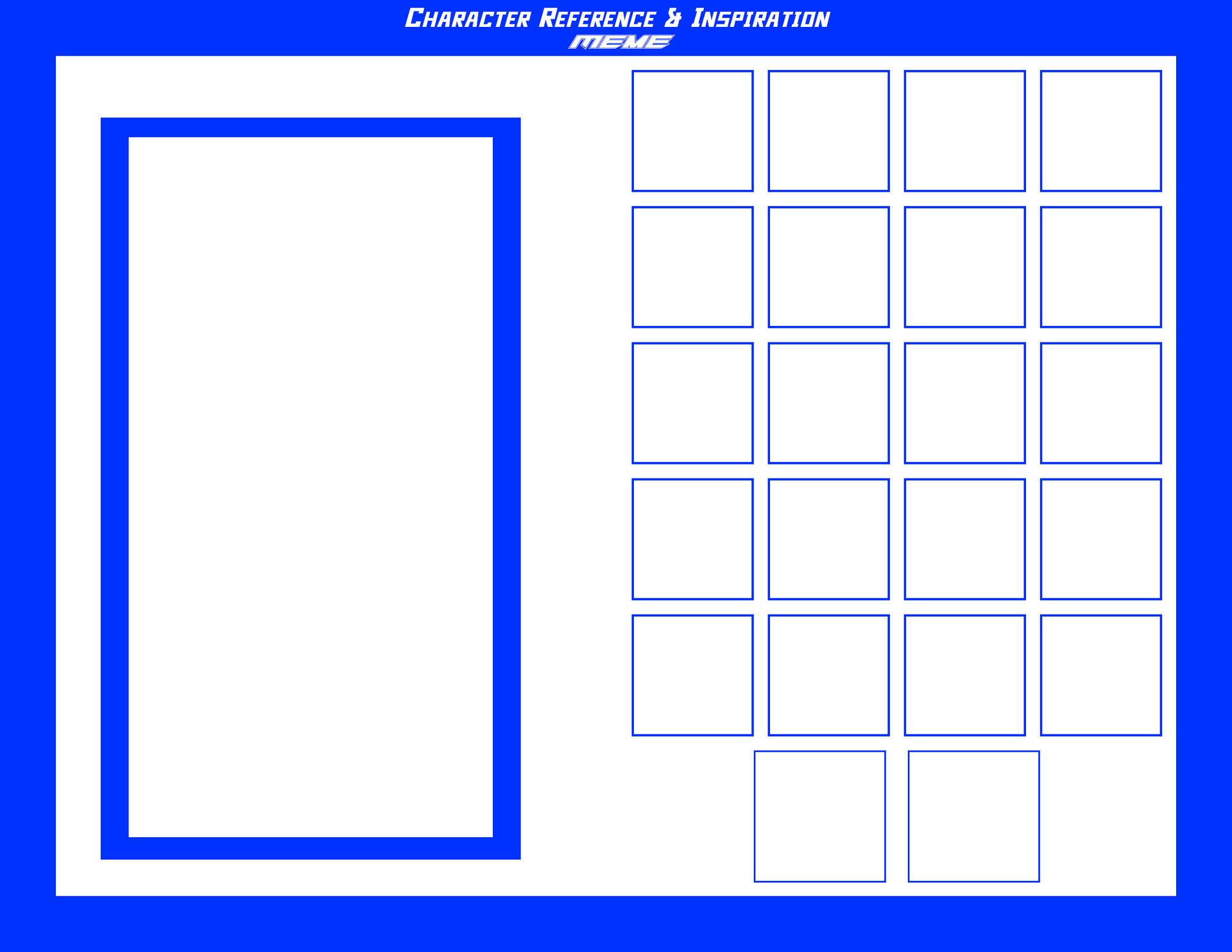 Character Reference Inspiration Meme Template by NeonStudioKnightZone