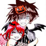 Halloween Sora and Kairi