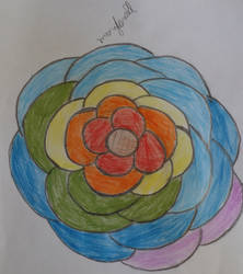 Rainbow flower