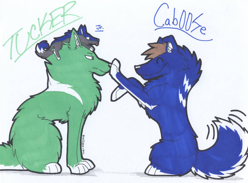 Tucher Rvb RVB: Tucker, Jr., and Caboose by xRainbowDawnx on DeviantArt