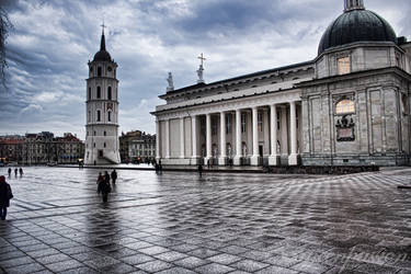Cathedral square in Vilnius