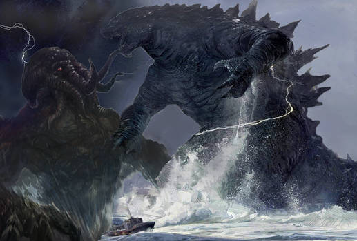 Godzilla vs Cthulhu
