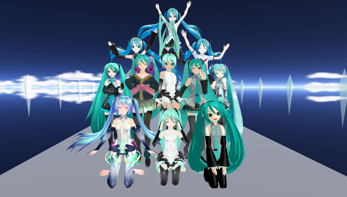My Miku Models MMD by Akiiza-sama on DeviantArt