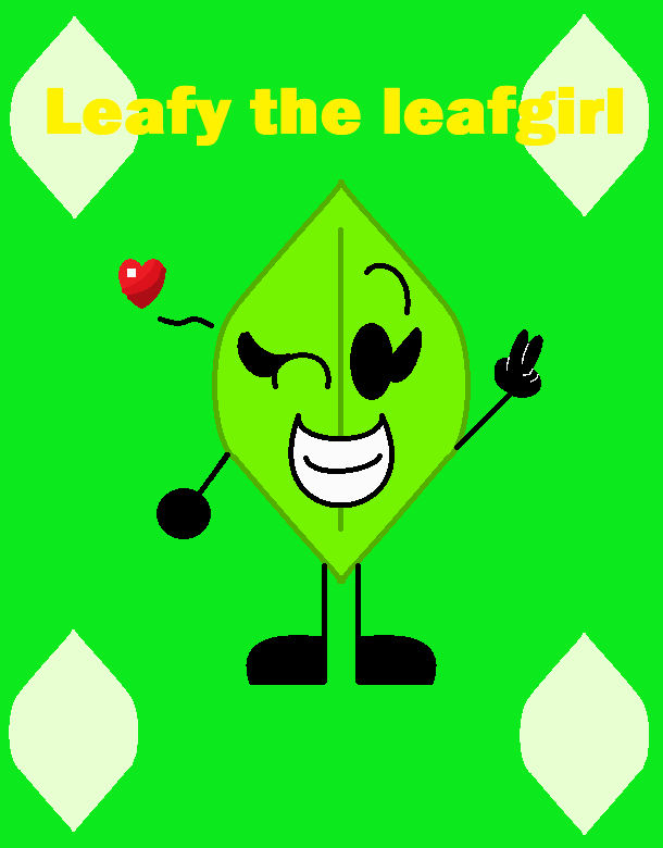 My drawing of Leafy from BFDI by Darkerweas on DeviantArt