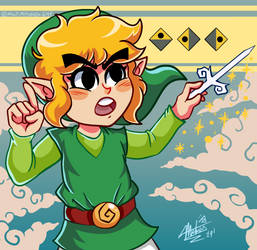 Toon Link and the Wind Waker (TLOZ:WW)