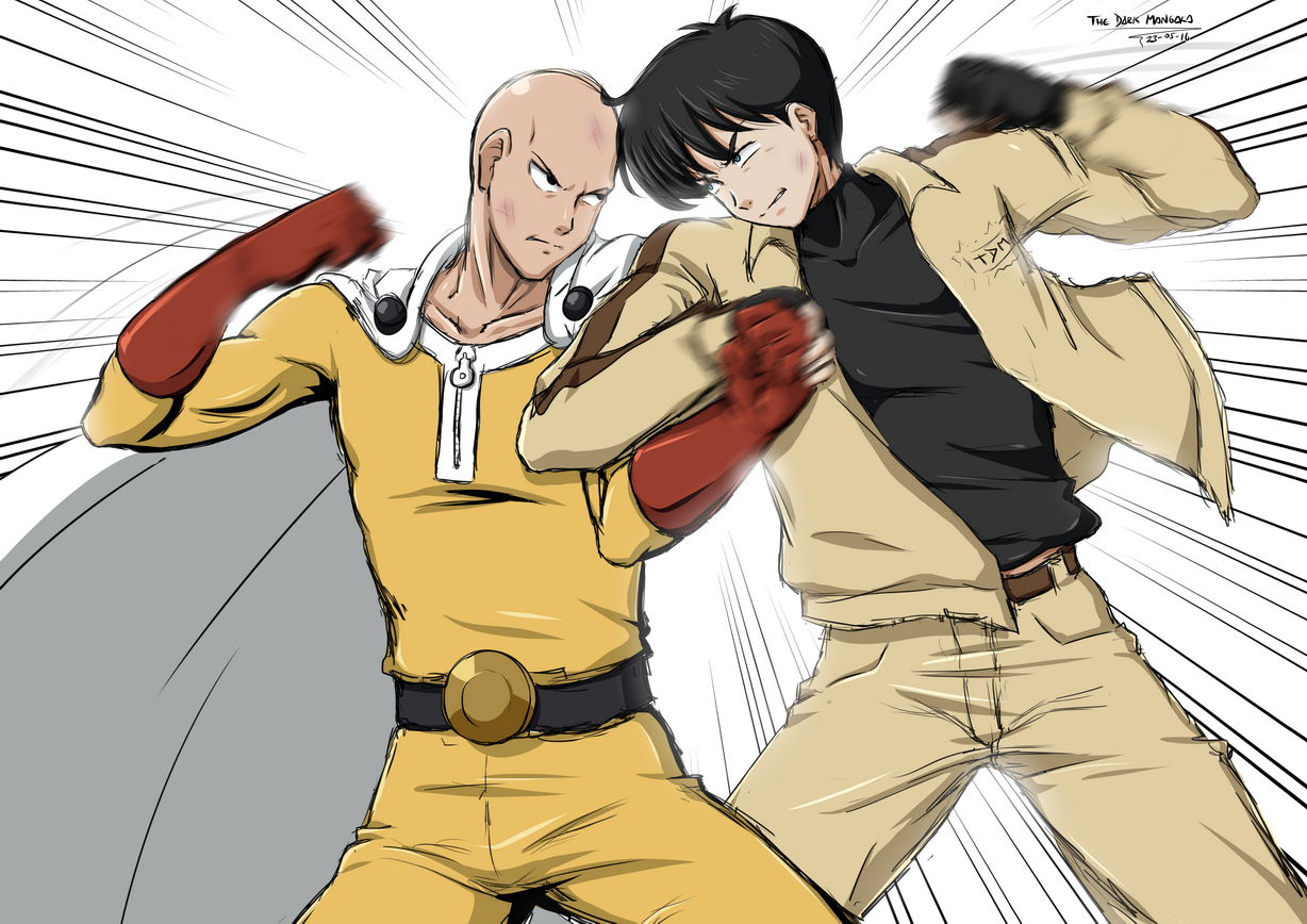 One Punch Man vs The Dark Mangaka