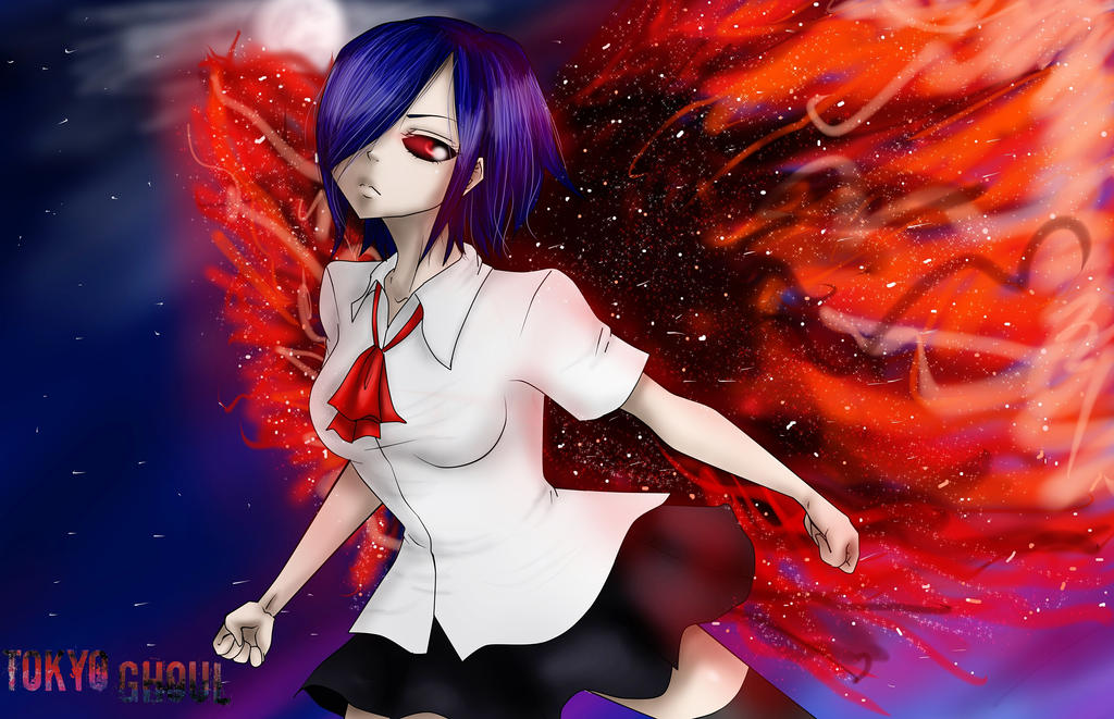 Touka,The bloody butterfly [Tokyo Ghoul]