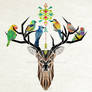 deer birds aztec