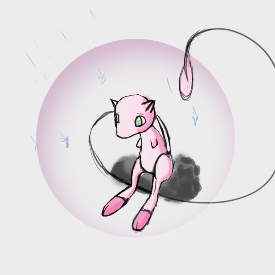 Mew in the Rain...