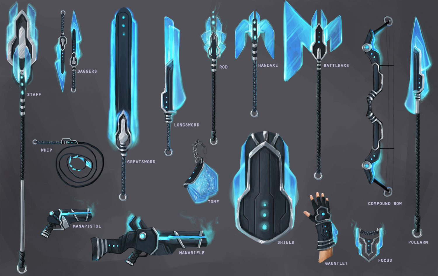 Manashard Weapon Set