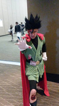 Saiyaman cosplay (battle damage)