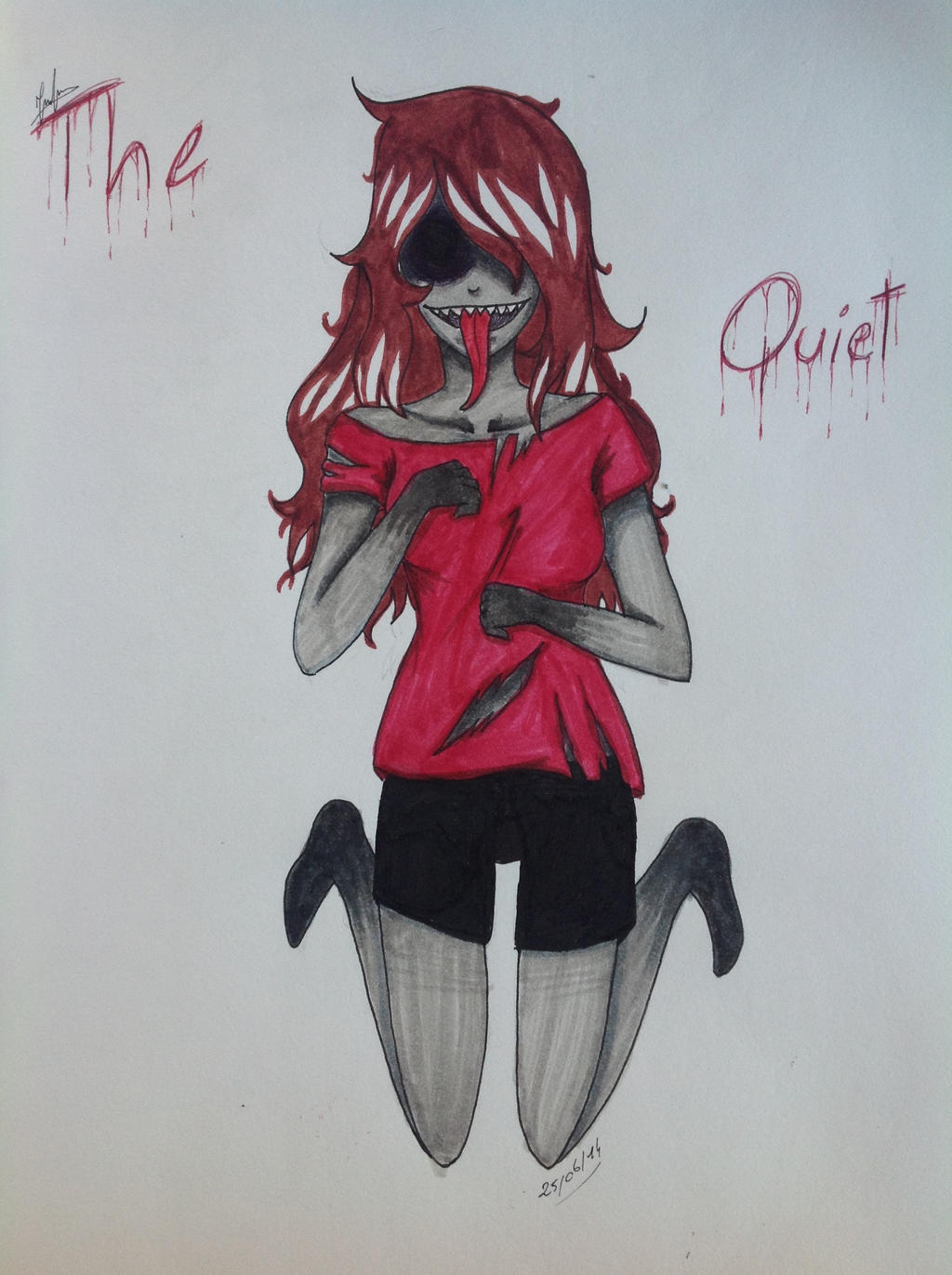 [request]The quiet - violetthevampire's OC