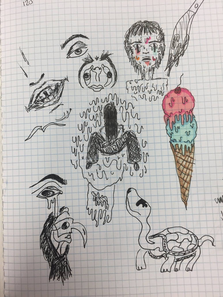Math class depression sketches by JelloJessie on DeviantArt