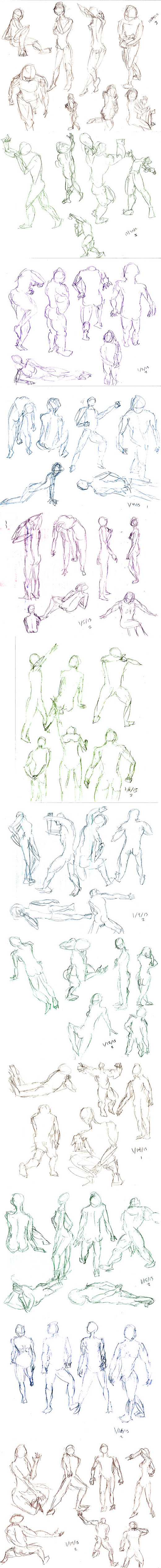 Dumpy Dump - Gesture Drawing 1