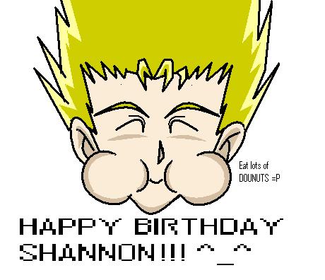 Vash-Happy Birthday shannon :D