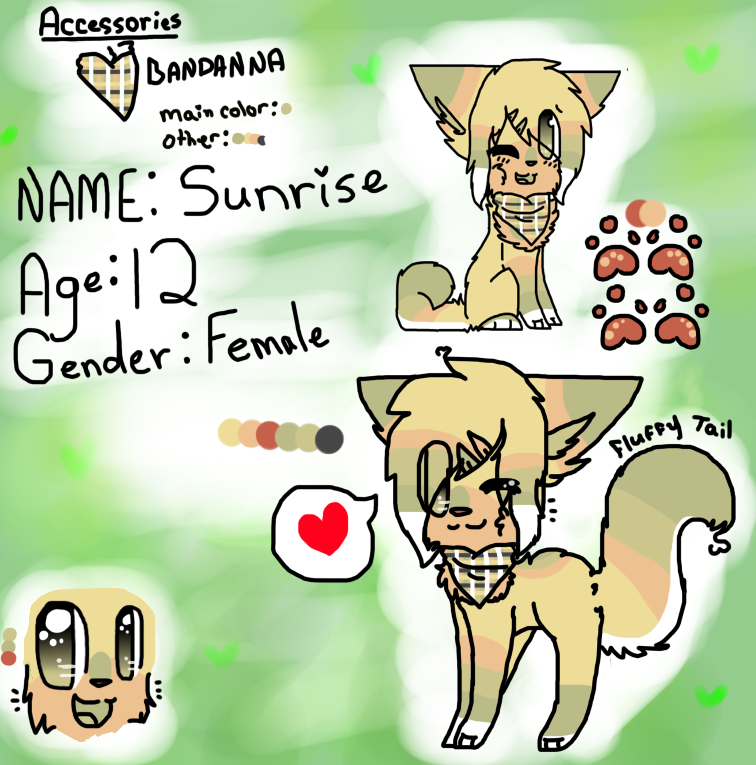 Sunrise Reference Sheet