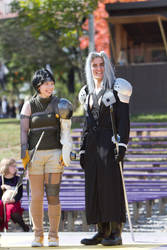 Yuffie and Sephiroth