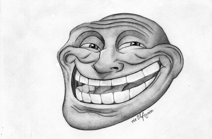 Trollface First Design TrollFace by MarouliLumen on DeviantArt