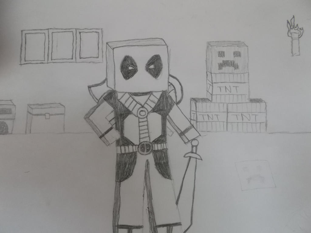 Pink Deadpool Minecraft Deadpool in minecraft by dcmasterrob on DeviantArt