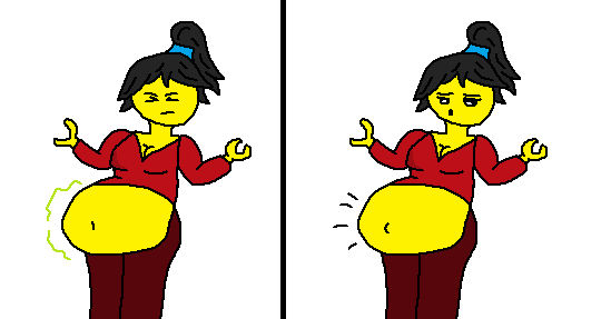 Nya belly button pop by BringSpiderManBack on DeviantArt