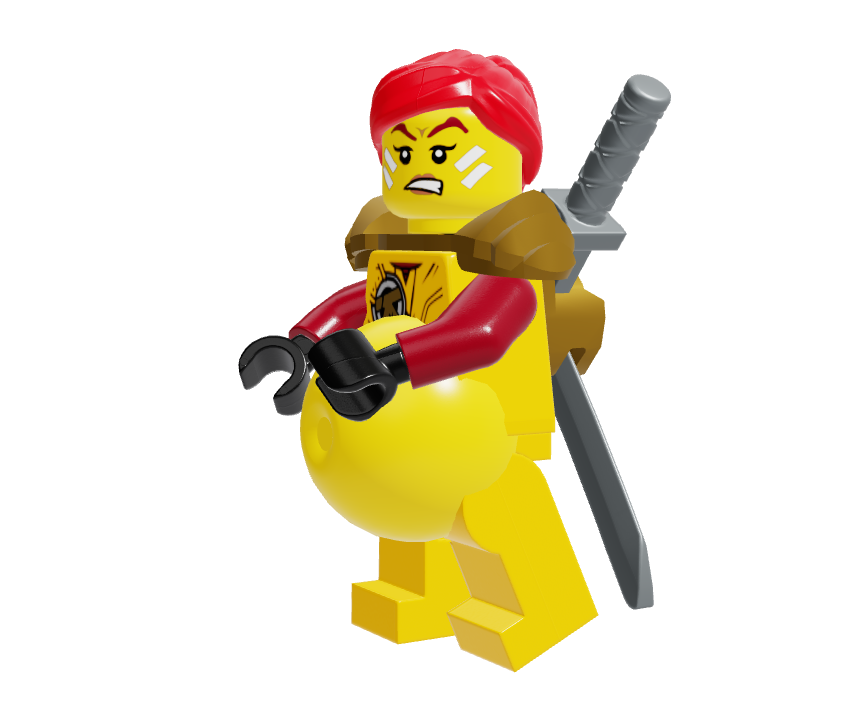 Lego Ninjago Skylor Season 16 face alt. by BringSpiderManBack