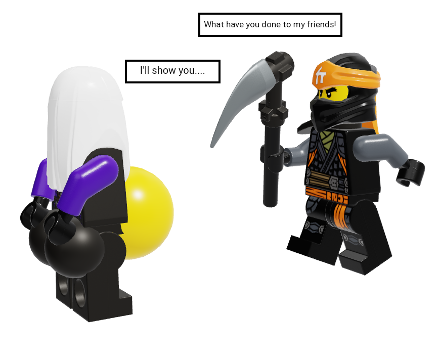 Lego Ninjago: Harumi VS Cole (text alt) by BringSpiderManBack on DeviantArt