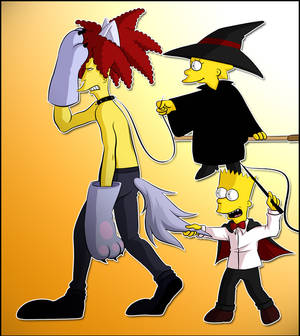 Sideshow Bob, Bart, Lisa