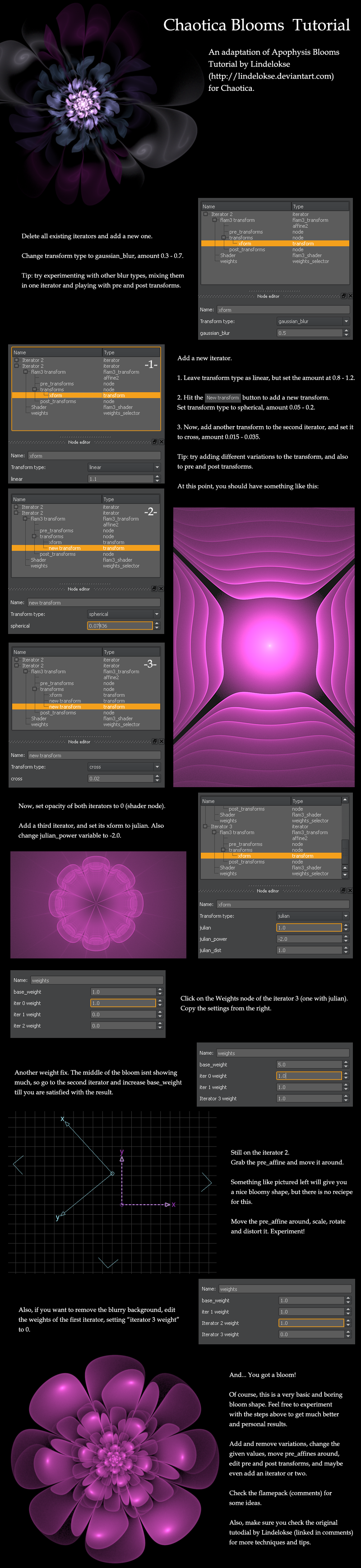 Chaotica Bloom Tutorial
