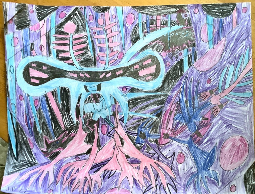 Climbing in the world polyp tree by ToaJaniceAnteverse on DeviantArt