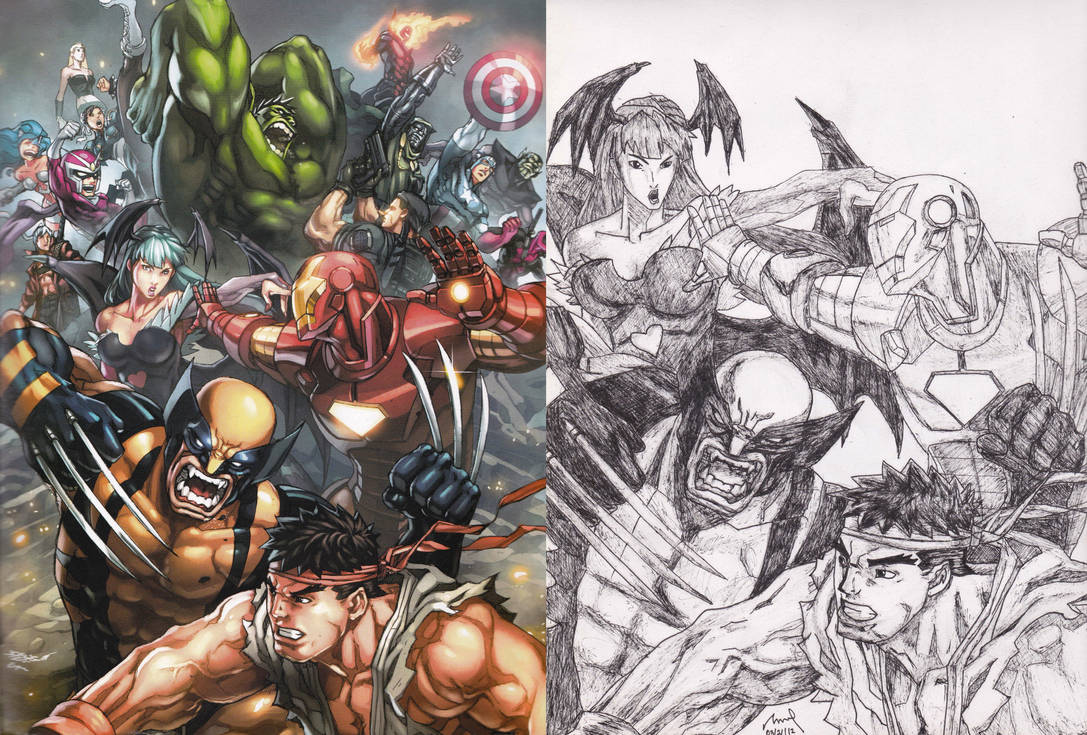 Morrigan Vs Ryu Morrigan VS Ironman and Wolverine VS Ryu by philliasss on DeviantArt