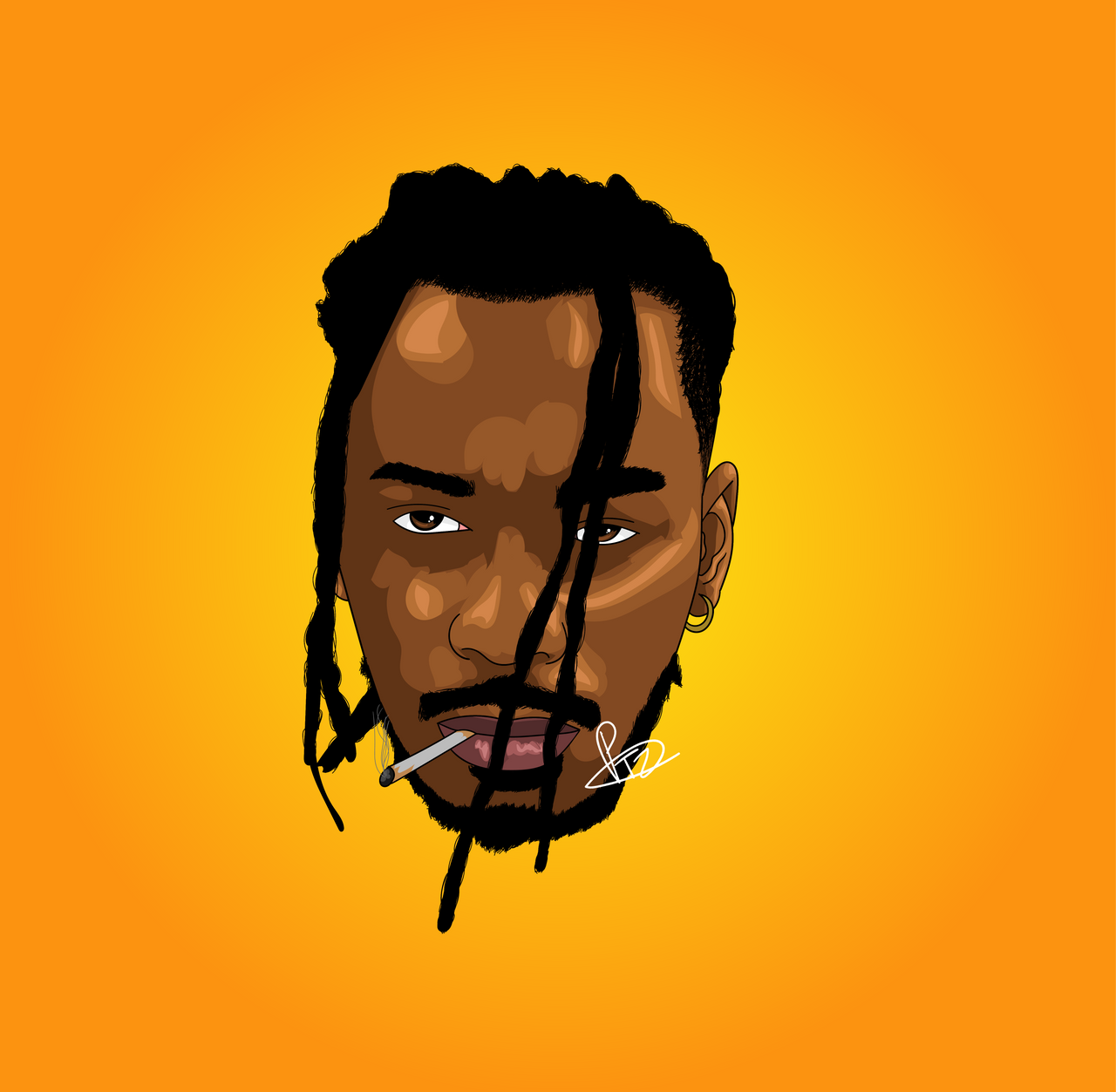 Knucks Rapper Drawing Knucks cartoon by Promethezone on DeviantArt
