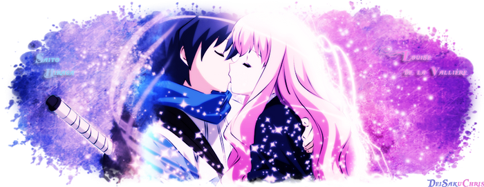 Zero no Tsukaima: Saito x Louise banner