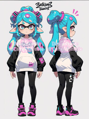 Splatoon 3 - Octoling Girl by 14junes on DeviantArt